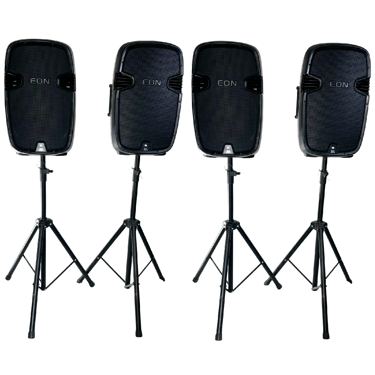 Pack Son Festif avec quatre enceintes de 2500 W, idéal pour des événements jusqu’à 250 personnes.