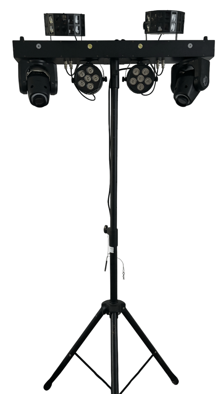 Barre d’éclairage sur trépied avec plusieurs types de jeux de lumière pour animer vos événements.
