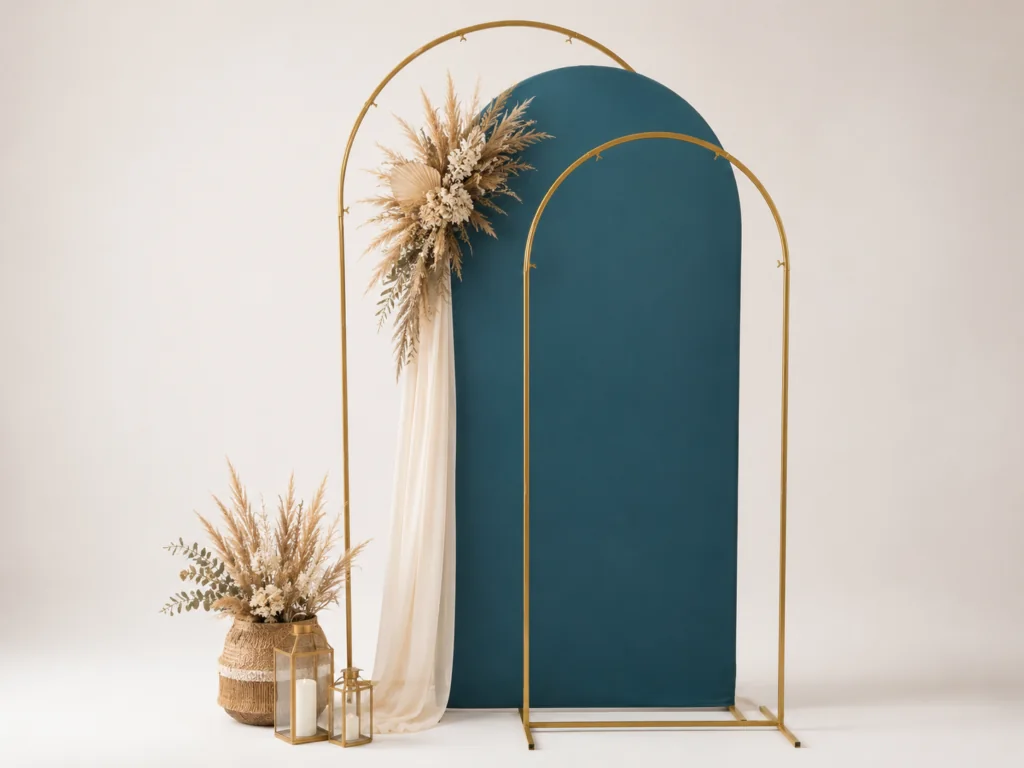 Arche backdrop moyenne 100 × 200 cm avec housse colorée